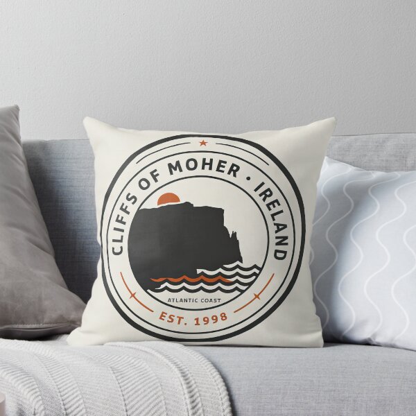 Item preview, Vintage Circular Badge Cliffs Of Moher Ireland Crest Vector designed and sold by Shutter-Dragon.