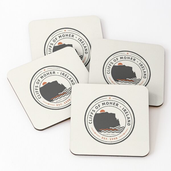 Item preview, Vintage Circular Badge Cliffs Of Moher Ireland Crest Vector designed and sold by Shutter-Dragon.