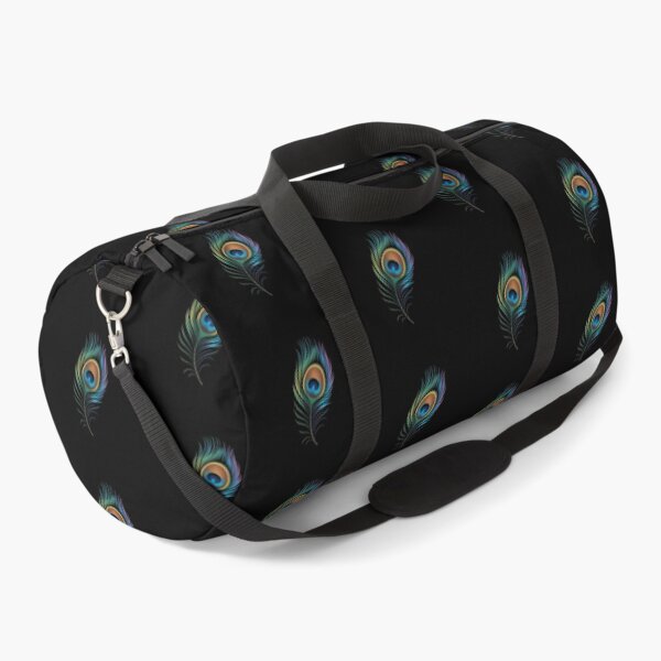 Item preview, Elegant Peacock Feather on Dark Background designed and sold by NatArtSA.