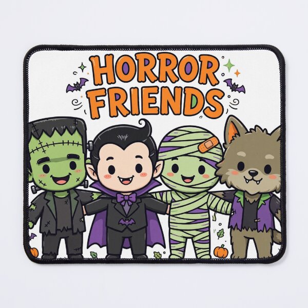 Item preview, Horror Friends Shirt — Cute Classic Monsters Halloween Tee designed and sold by unthinkabletees.