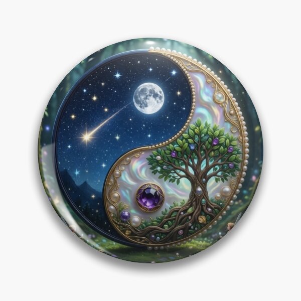 Item preview, Forest Amethyst Yin-Yang designed and sold by KingsArtworx 2.