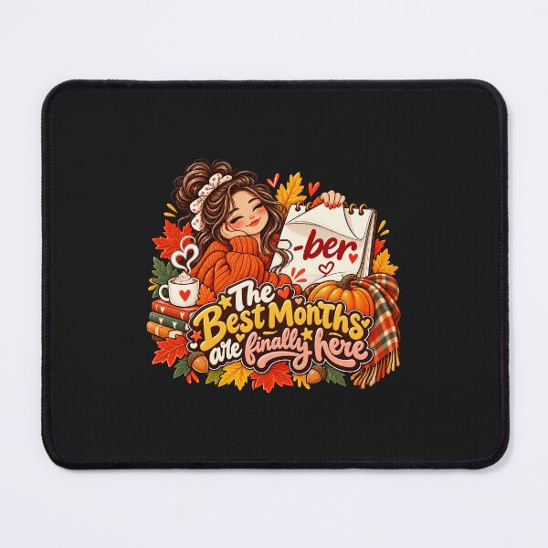 Item preview, The Best Months Are Finally Here | Cozy Autumn Fall Season Pumpkin Girl designed and sold by Chic Artistry.