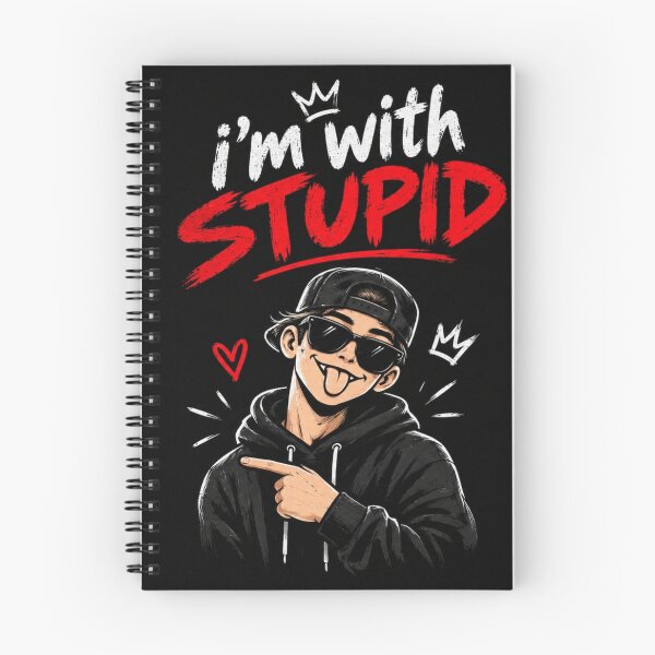 Item preview, I'm with stupid girl designed and sold by oumadane.
