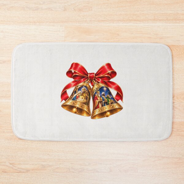 Item preview, Merry Christmas Nativity Bells with Three Wise Men designed and sold by annenambiro.