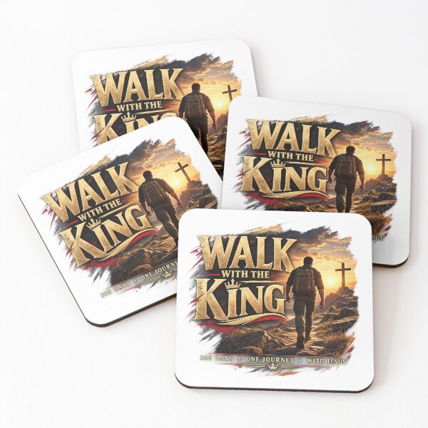 Item preview, Walk With The King Christian Journey With Jesus designed and sold by TheBrainArt.