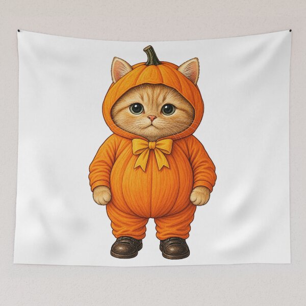 Item preview, Pumpkin Cat designed and sold by Whatever Works.