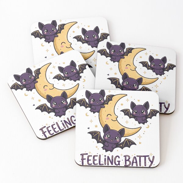 Item preview, Feeling Batty Shirt — Cute Bat Halloween Tee designed and sold by unthinkabletees.