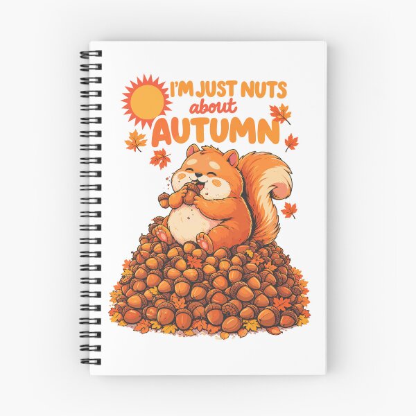 Item preview, Nuts About Autumn | Chubby Squirrel Design designed and sold by Pineapple-Tree.