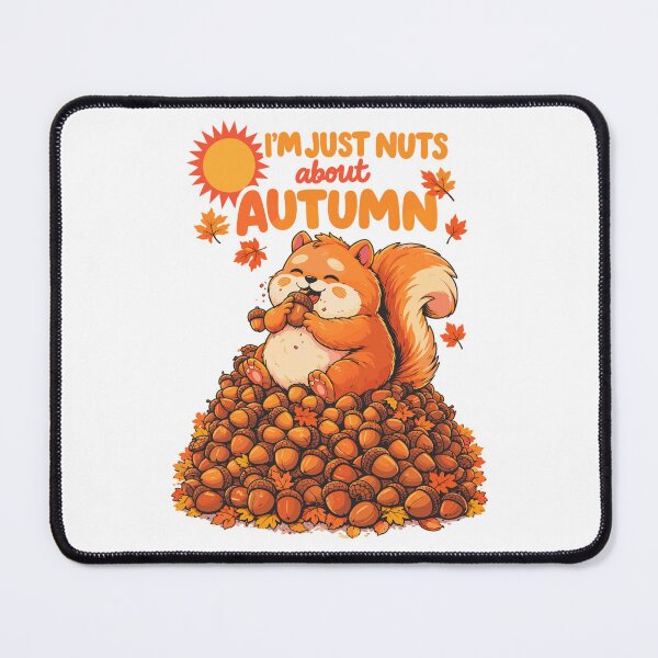 Item preview, Nuts About Autumn | Chubby Squirrel Design designed and sold by Pineapple-Tree.