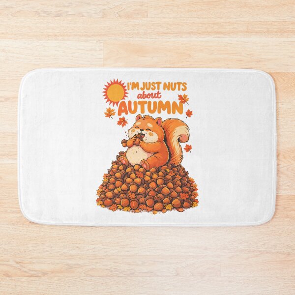 Item preview, Nuts About Autumn | Chubby Squirrel Design designed and sold by Pineapple-Tree.