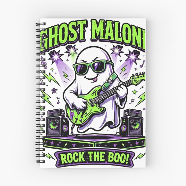 Item preview, Ghost Malone Shirt — Funny Music Halloween Tee designed and sold by unthinkabletees.