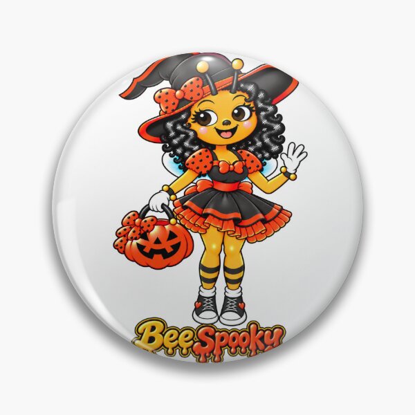 Item preview, Bee Spooky – Cute Halloween Witch Bee designed and sold by Smiling Mood Tees.