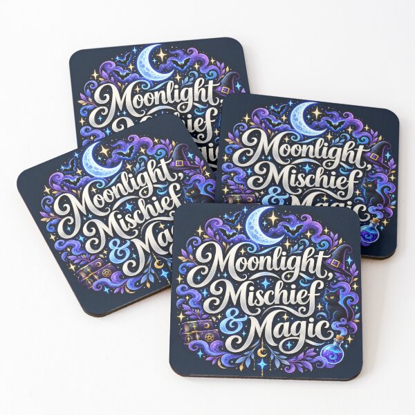 Item preview, Moonlight Mischief & Magic Witchy Halloween Aesthetic | Black Cat Crescent Moon Gothic Spell Art designed and sold by K3DreamKreations .