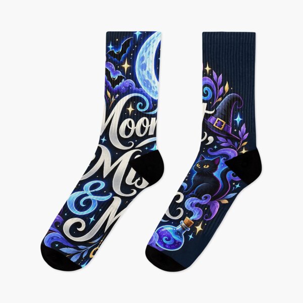 Item preview, Moonlight Mischief & Magic Witchy Halloween Aesthetic | Black Cat Crescent Moon Gothic Spell Art designed and sold by K3DreamKreations .