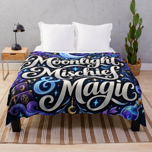 Item preview, Moonlight Mischief & Magic Witchy Halloween Aesthetic | Black Cat Crescent Moon Gothic Spell Art designed and sold by K3DreamKreations .