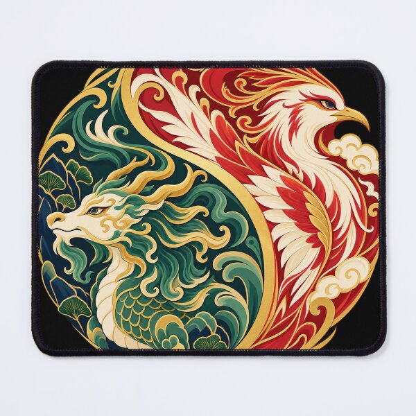 Item preview, Qilin and Phoenix - Celestial Yin-Yang designed and sold by lAnJefurtifeu.