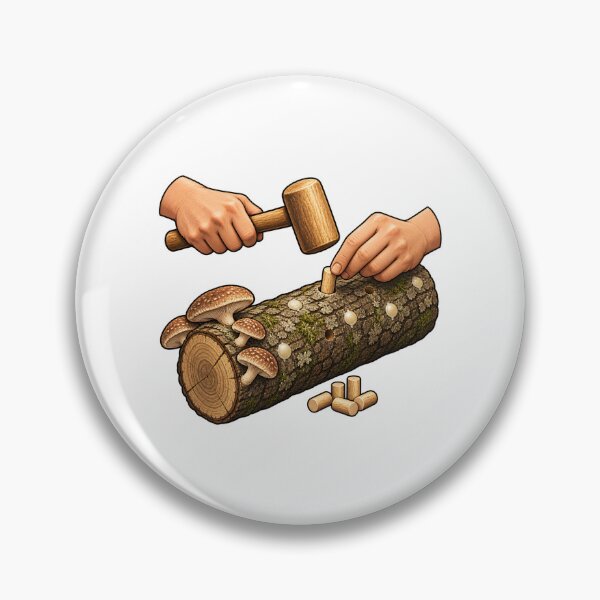 Item preview, Shiitake Mushroom Log Growing Hands designed and sold by Philippa Shop.