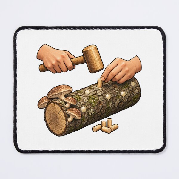 Item preview, Shiitake Mushroom Log Growing Hands designed and sold by Philippa Shop.