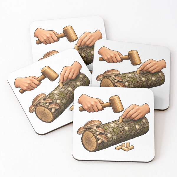 Item preview, Shiitake Mushroom Log Growing Hands designed and sold by Philippa Shop.