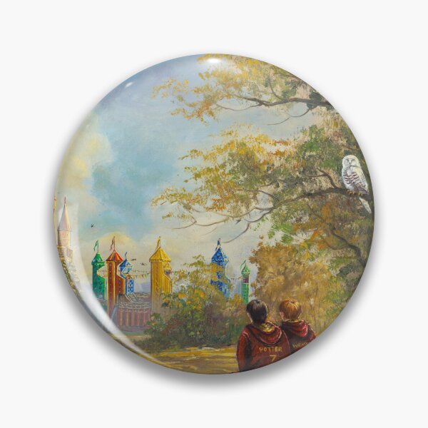 Item preview, Harry and Ron Quidditch Practice | Oil Painting Print | Weasley | Hogwarts | Gryffindor | Potter | Fantasy Art designed and sold by DarceyFloArt.
