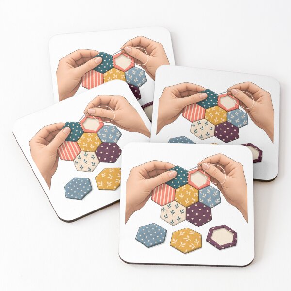 Item preview, English Paper Piecing Hexagon Hands designed and sold by Philippa Shop.