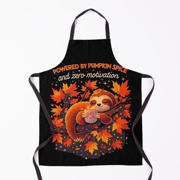 Item preview, Tired Sloth: Powered by Pumpkin Spice & PSL designed and sold by Pineapple-Tree.