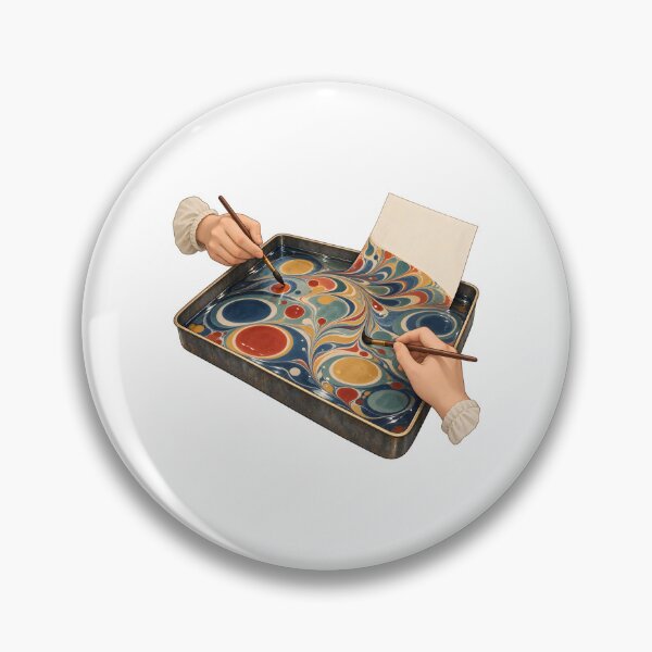 Item preview, Paper Marbling Floating Ink Hands designed and sold by Philippa Shop.