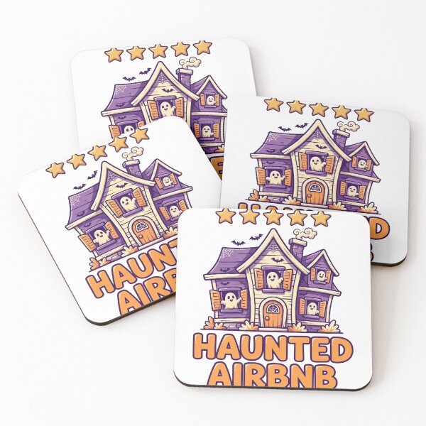 Item preview, Haunted Airbnb Shirt — Funny Ghost Review Halloween Tee designed and sold by unthinkabletees.