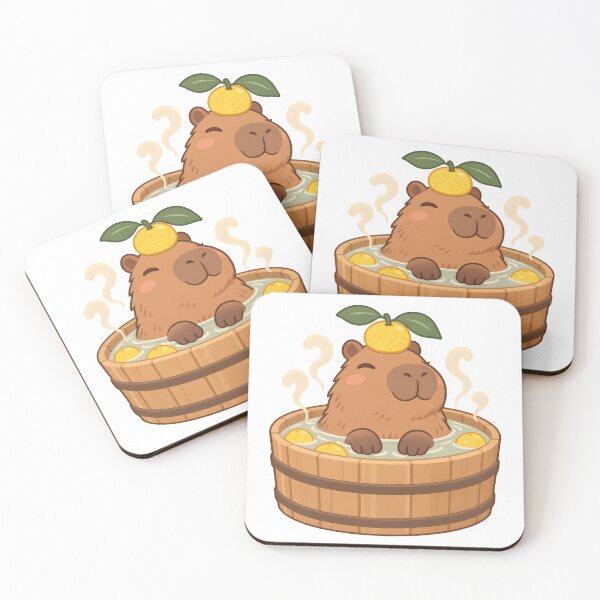Item preview, Capybara Citrus Spa designed and sold by EpicwaveDesigns.