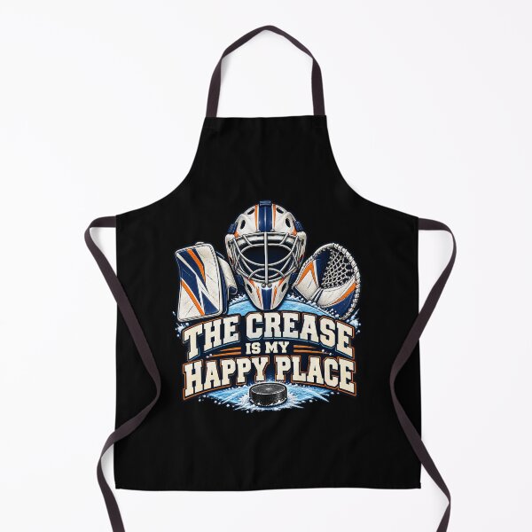 Item preview, The Crease Is My Happy Place - Ice Hockey designed and sold by Good Mood Foundry.
