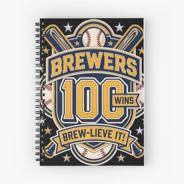 Item preview, Brewers 100 Wins Brew-Lieve It! Baseball Fan designed and sold by world+167.