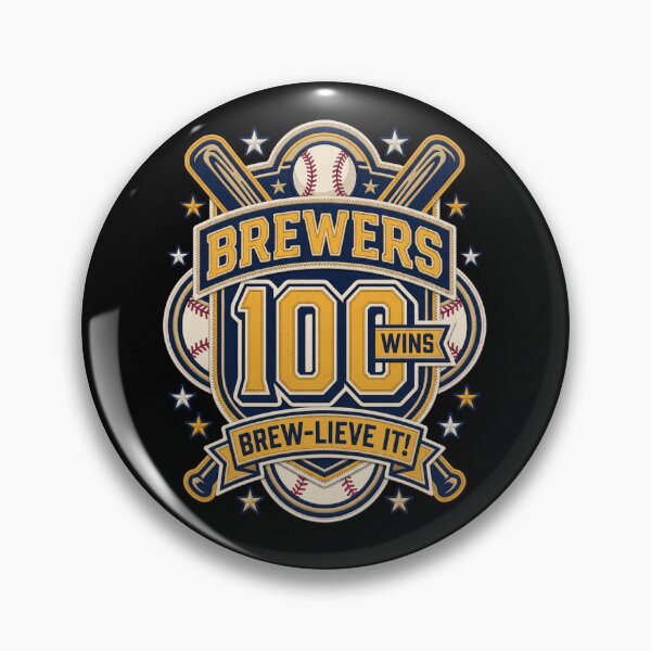 Item preview, Brewers 100 Wins Brew-Lieve It! Baseball Fan designed and sold by world+167.