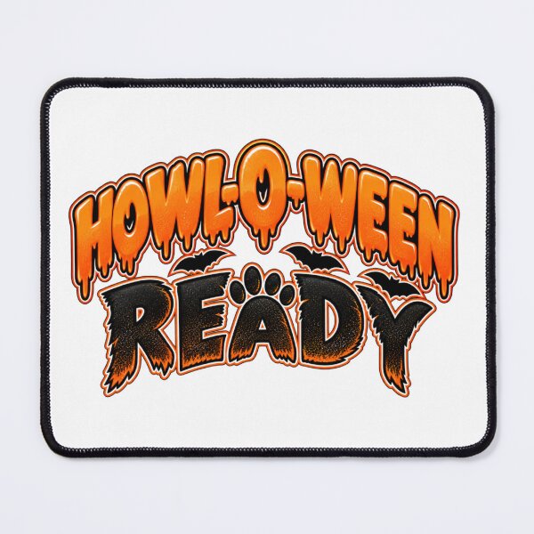 Item preview, Howl-O-Ween Ready – Funny Halloween Pet Lover Spooky Bat Design designed and sold by The-Strikes.