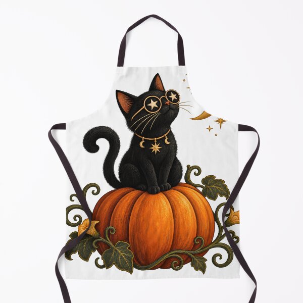 Item preview, Black Cat Pumpkin Stargazer designed and sold by EpicwaveDesigns.