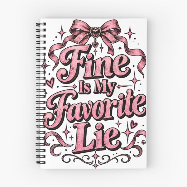Item preview, Fine Is My Favorite Lie designed and sold by InkroarCo.