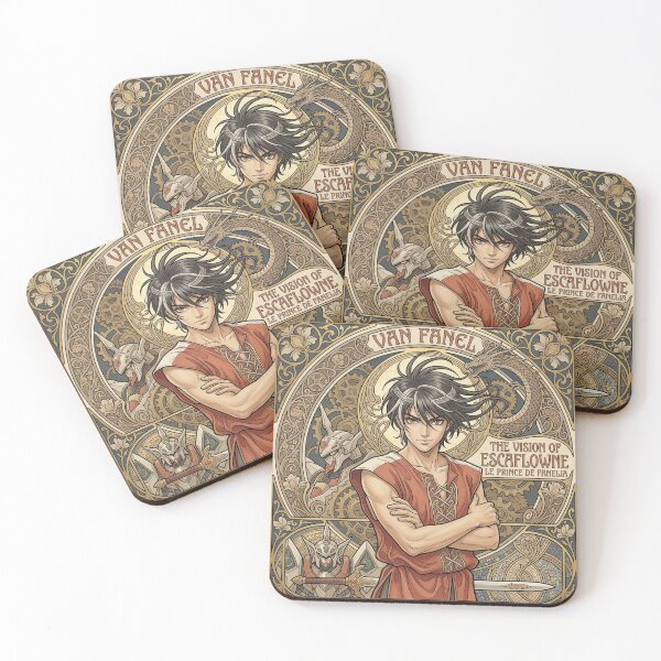 Item preview, Van in the style of Alphonse Mucha designed and sold by Solace Sparkles.
