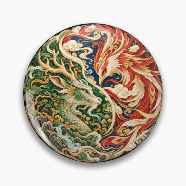 Item preview, Yin-Yang of Qilin and Phoenix designed and sold by lAnJefurtifeu.