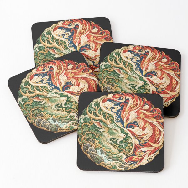 Item preview, Yin-Yang of Qilin and Phoenix designed and sold by lAnJefurtifeu.