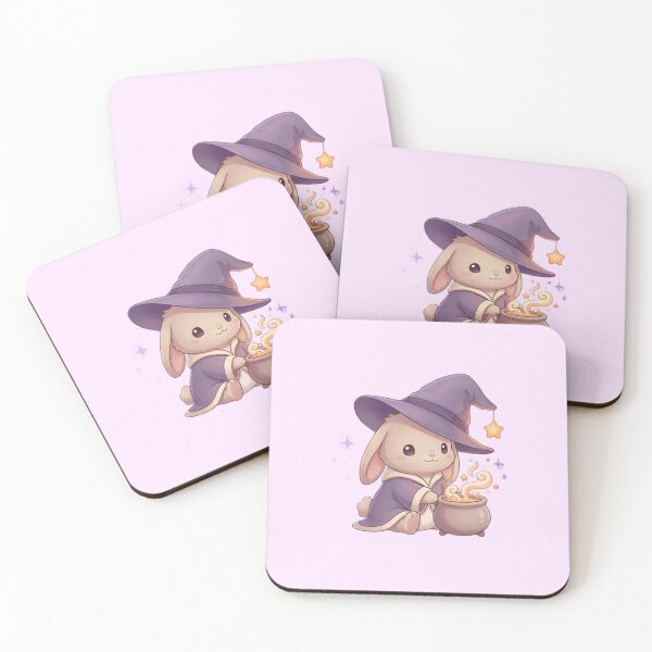 Item preview, Witchy Bunny Halloween Magic Cute designed and sold by Moon's Arts.