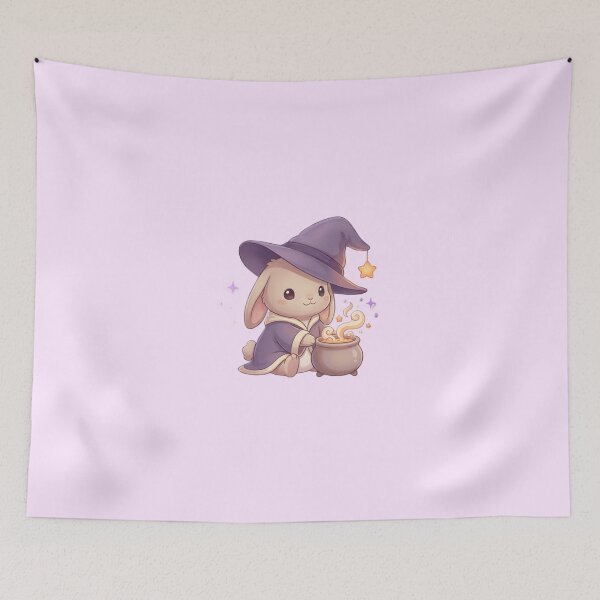 Item preview, Witchy Bunny Halloween Magic Cute designed and sold by Moon's Arts.