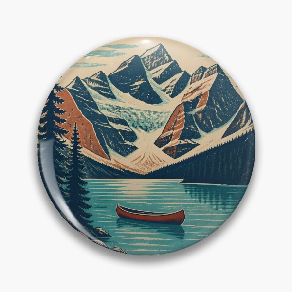 Item preview, Lake Louise Banff Canada Vintage Travel designed and sold by AOCollections.