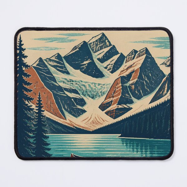 Item preview, Lake Louise Banff Canada Vintage Travel designed and sold by AOCollections.