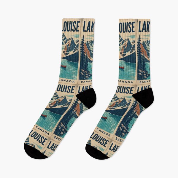 Item preview, Lake Louise Banff Canada Vintage Travel designed and sold by AOCollections.