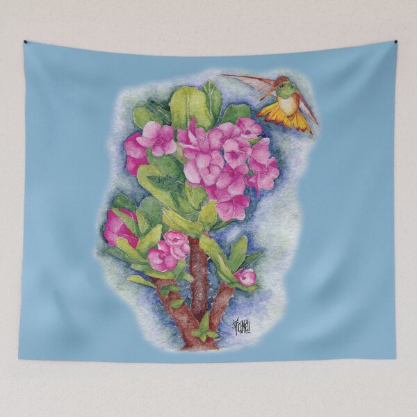 Item preview, Buff Bellied Hummingbird with Corona de Cristo designed and sold by Jesus Vichareli.