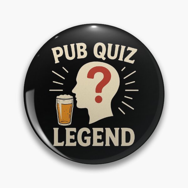 Item preview, Pub Quiz Legend Trivia Night Champion Funny Knowledge Design. designed and sold by The-T-In-Retro.