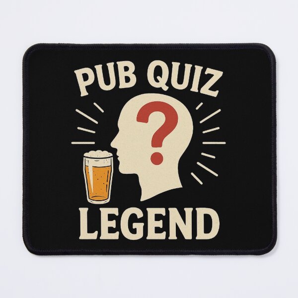 Item preview, Pub Quiz Legend Trivia Night Champion Funny Knowledge Design. designed and sold by The-T-In-Retro.
