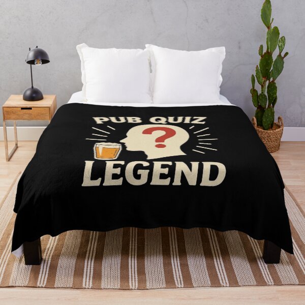 Item preview, Pub Quiz Legend Trivia Night Champion Funny Knowledge Design. designed and sold by The-T-In-Retro.