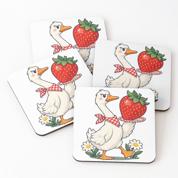 Item preview, Goose Strawberry Picnic designed and sold by EpicwaveDesigns.