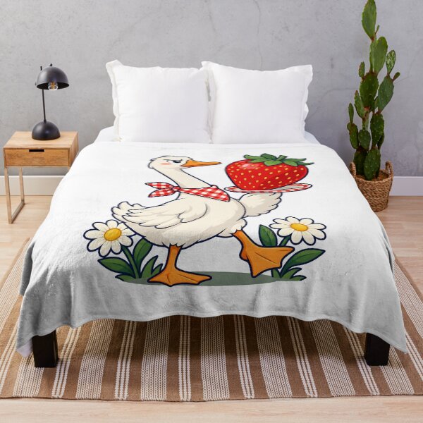 Item preview, Goose Strawberry Picnic designed and sold by EpicwaveDesigns.