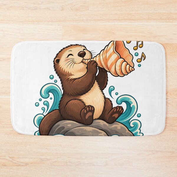 Item preview, Otter Seashell Musician designed and sold by EpicwaveDesigns.